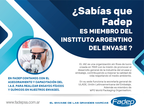 Fadep: Miembro del Instituto Argentino del Envase